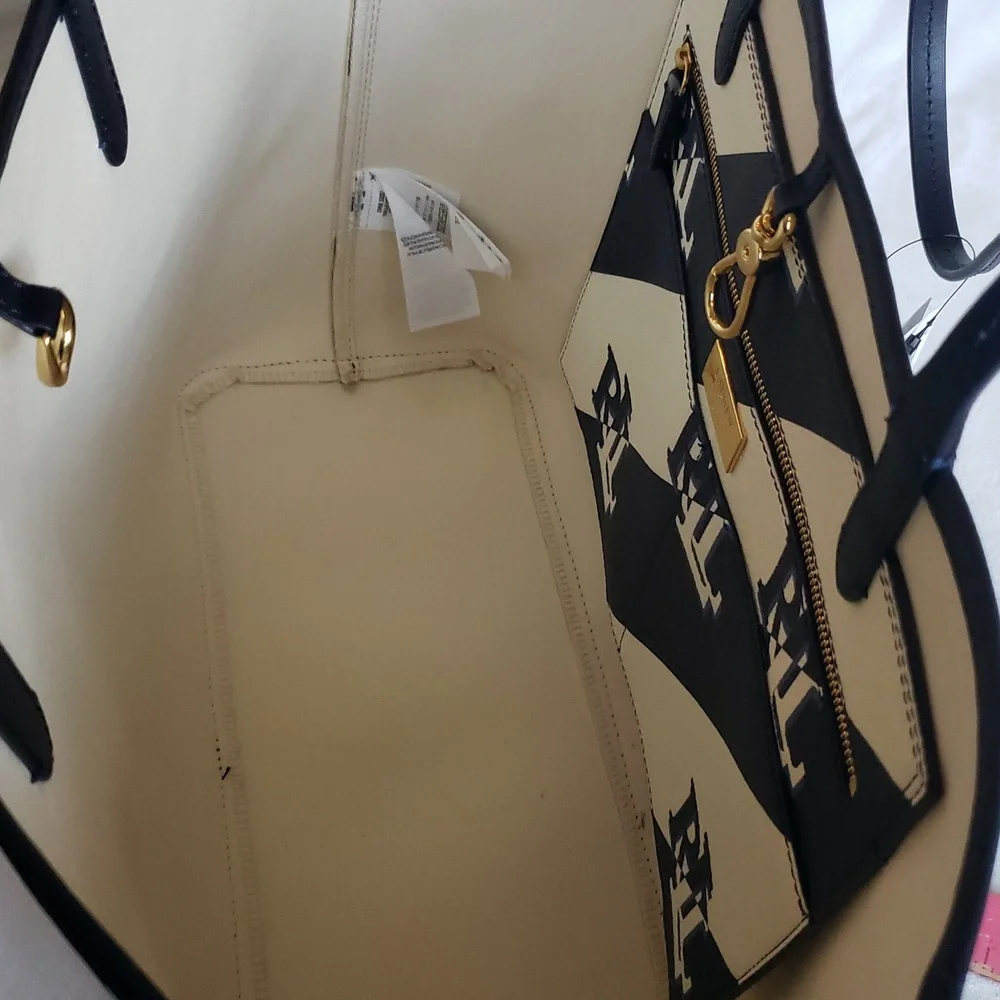 Ralph Lauren Navy and White Tote‎ Bag ( Spring 1 Navy)